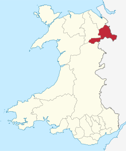 Distretto di contea di Wrexham – Localizzazione