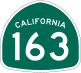 State Route 163 marker