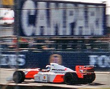 Photo de la McLaren MP4/9 de Häkkinen à Silverstone en 1994