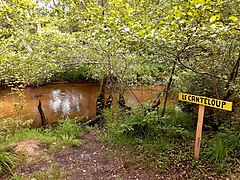 Ruisseau de Canteloup sur le site de Bouricos.