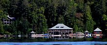 Knollwood Club from Lower Saranac Lake