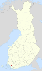 Lage von Paimio in Finnland