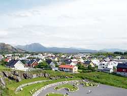 View of the village of Bud