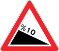 Steep descent