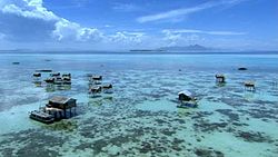 Penempatan Sama-Bajau biasa di kepulauan Filipina