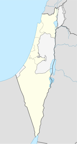 Kart som viser Misgav regionale kommune.