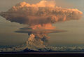 Volcano explotion cloud