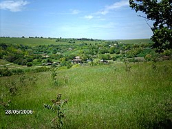 Панорамен изглед към село Поручик Кърджиево