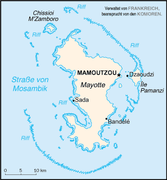 carte de Mayotte