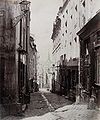 La rue des Carmes (1865-1869) par Charles Marville.