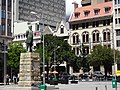 Statue de Jan Hendrik Hofmeyr sur Church square, réalisée par Anton van Wouw, Le Cap