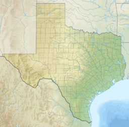 Location of Stillhouse Hollow Lake in Texas, USA.