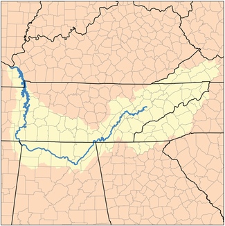 Eihzugsgebiet van Tennessee