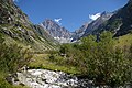 Zicht op de Olan vanuit het nationaal park Les Écrins