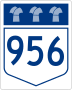 Highway 956 marker