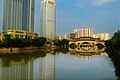 The Anshun Bridge crosses the Jin River in Chengdu