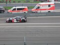 Die Corvette C6.R in den Farben von Mad-Croc Racing am Nürburgring 2010.