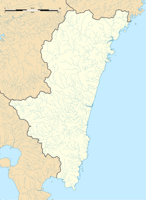 Map showing the location of Wanitsuka Prefectural Natural Park