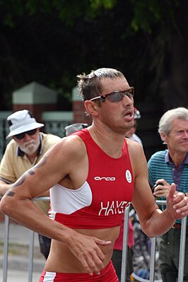 Stuart Hayes bij de Gemenebestspelen in 2006