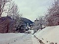 L'ex tracciato ferroviario a Venas di Cadore, oggi ciclabile delle Dolomiti.