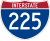 Interstate 225 marker