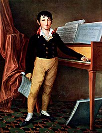 The composer Giacomo Meyerbeer as a boy (1802)