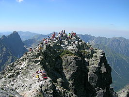 De noordwestelijke top - 2499 m