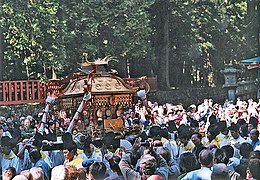 Mikoshi in Nikkō[A 1]