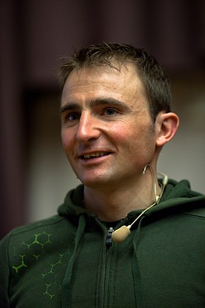 Ueli Steck en mars 2012 à Lausanne.