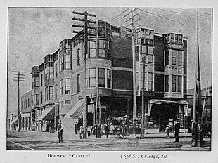 H. H. Holmes' "Murder Castle", where hearsay suggested he would lure unsuspecting visitors to murder them.