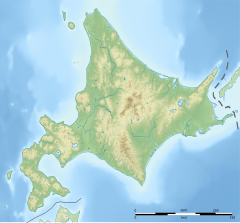 礼文水道の位置（北海道内）