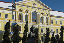 The Caraș-Severin prefecture building from the interwar period.