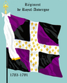 Drapeau du régiment Royal-Auvergne de 1783 à 1791