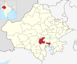 Bhilwara in Rajasthan (India).svg