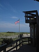 Flag and flagpole