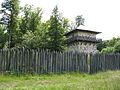 Rekonstruierter Wachturm im Bereich Wp 3/15 beim Kastell Zugmantel