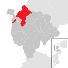 Poloha obce Pöttsching v okrese Mattersburg (klikacia mapa)