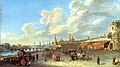 View of the wall of Kitai-Gorod and the Zaryadye from the embankment of the Moskva River, 1796