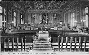 Vue ancienne de la Salle des Assises (début du XIXe s).