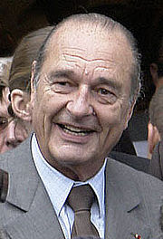 Photographie de Jacques Chirac.