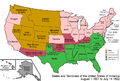 Territorial evolution of the United States (1861-1862)