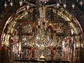 Greek altar at Calvary.