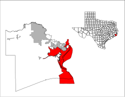 Localização no condado de Jefferson