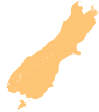 ZQN trên bản đồ South Island