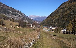 Skyline of Vallorcine