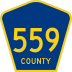 County Route 559 marker