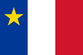 Acadians' flag. Adopted in 1884.