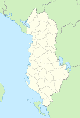 Location map Albania