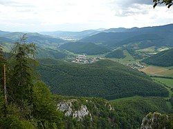 Skats uz Murānska Lehotas ciemu