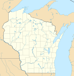 Хадсон на карти Wisconsin